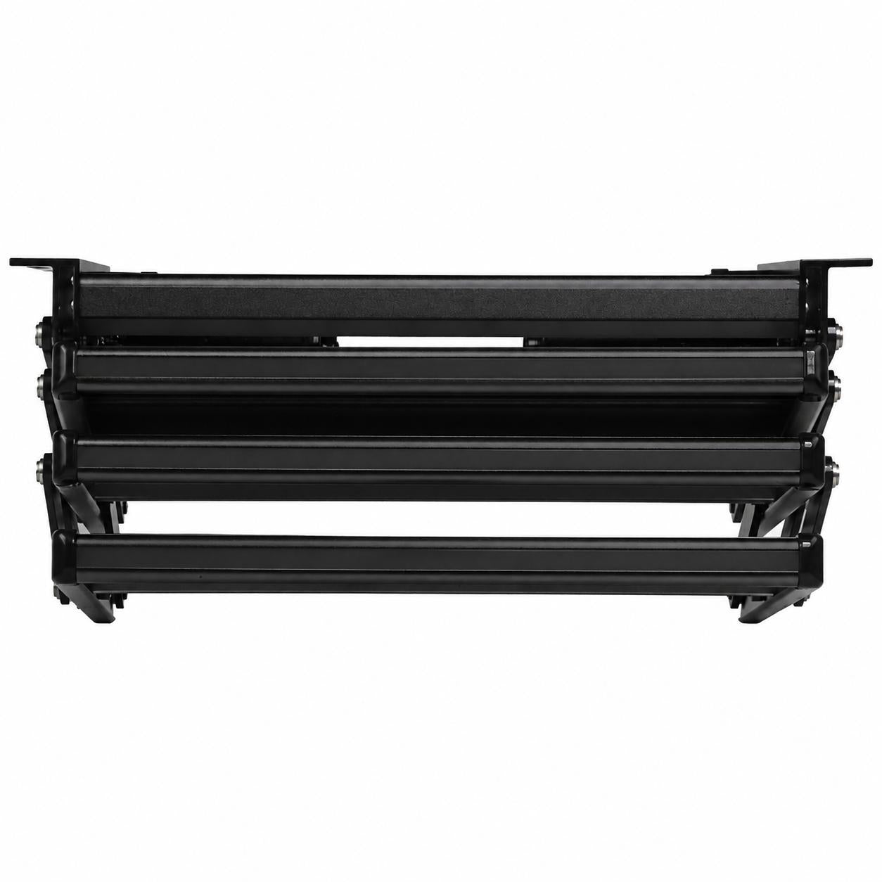 Iluma Triple Electric Aluminium Step Inc Amber LED Light Black