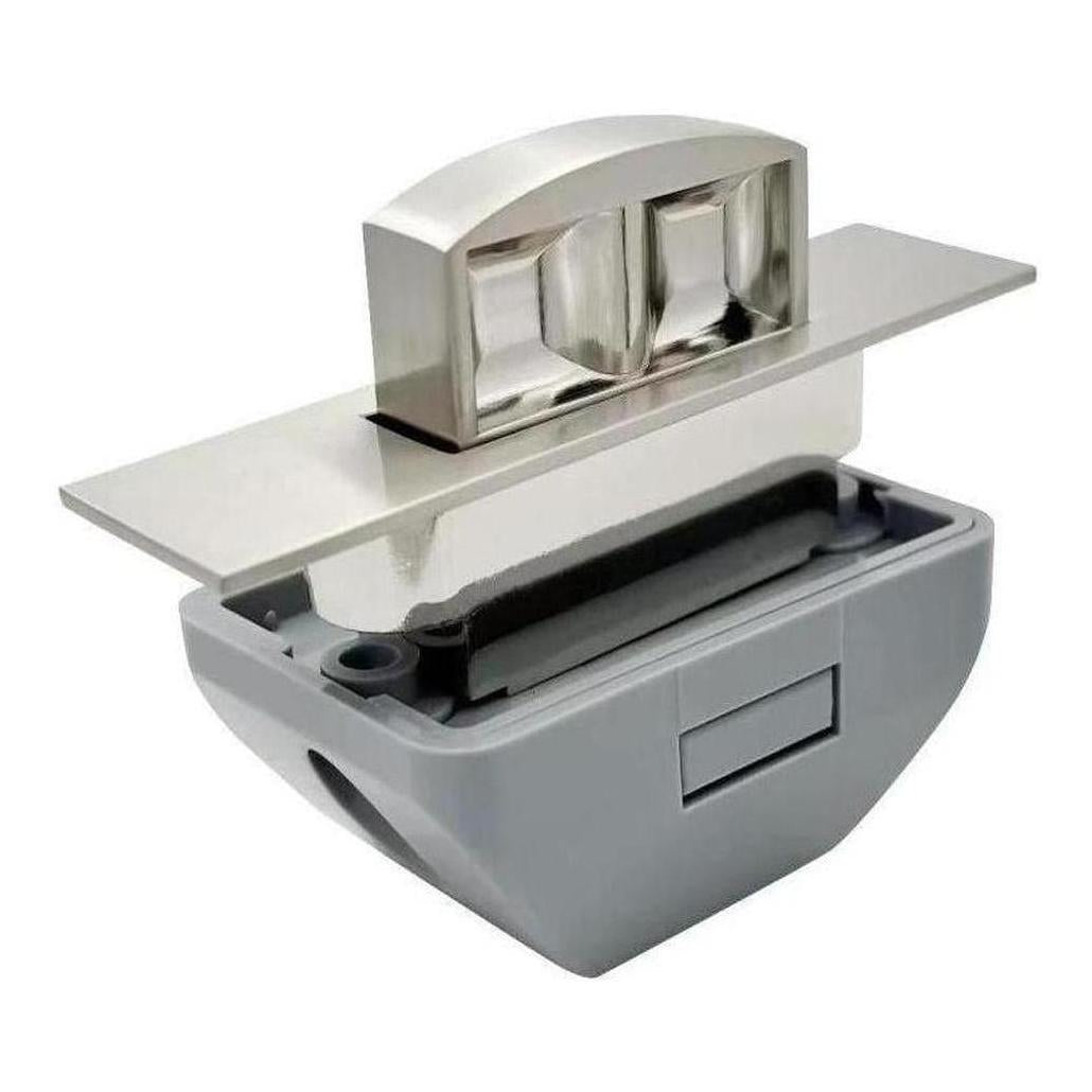 Karina Push Lock Cabinet Handle Brushed Nickel