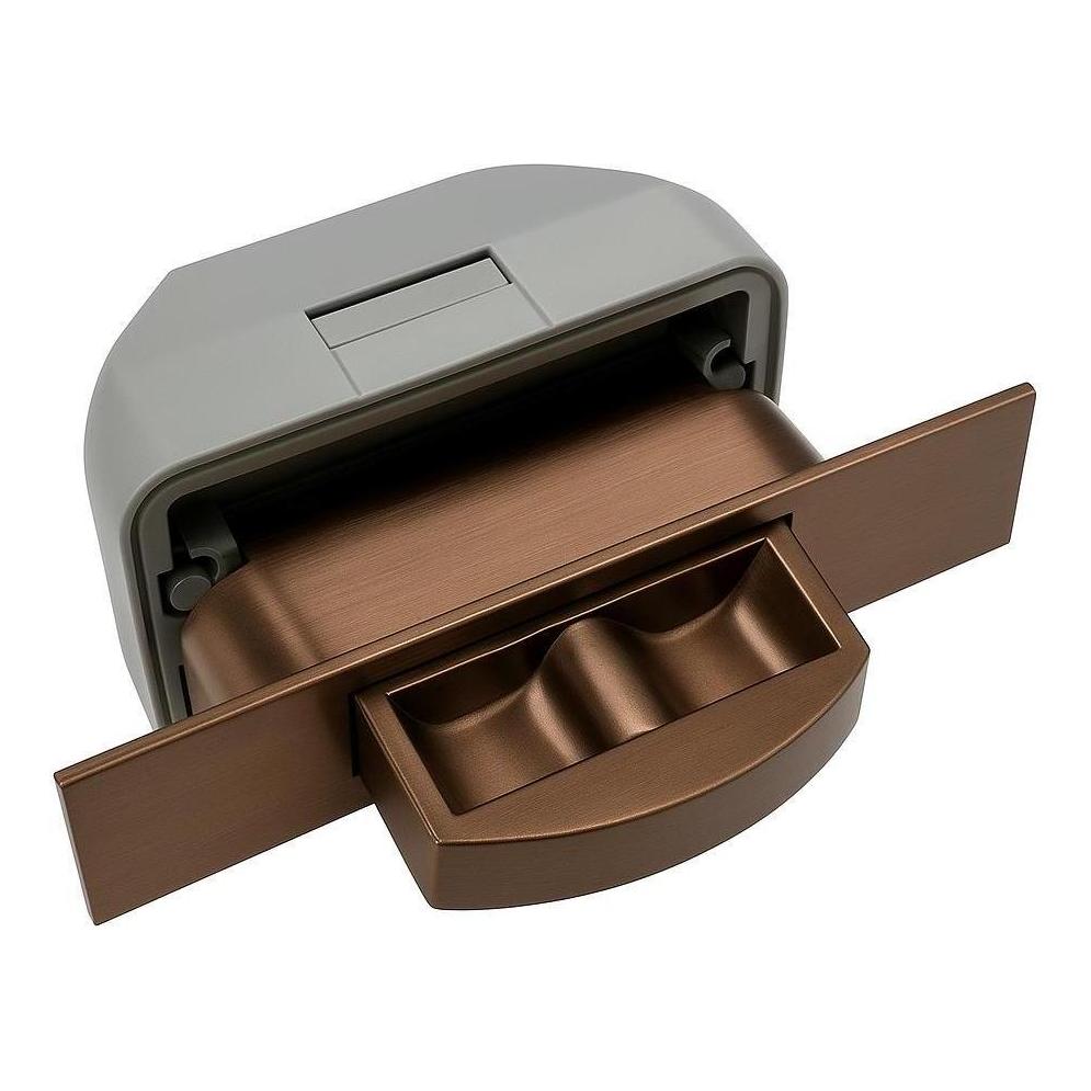 Karina Push Lock Cabinet Handle Dusk Bronze