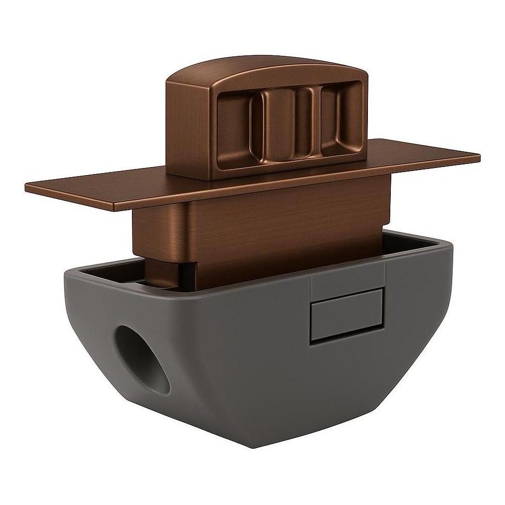 Karina Push Lock Cabinet Handle Dusk Bronze