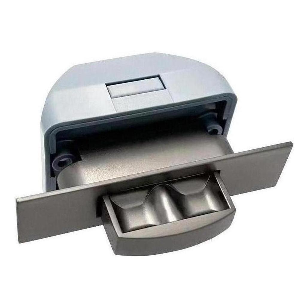 Karina Push Lock Cabinet Handle Gunmetal Grey