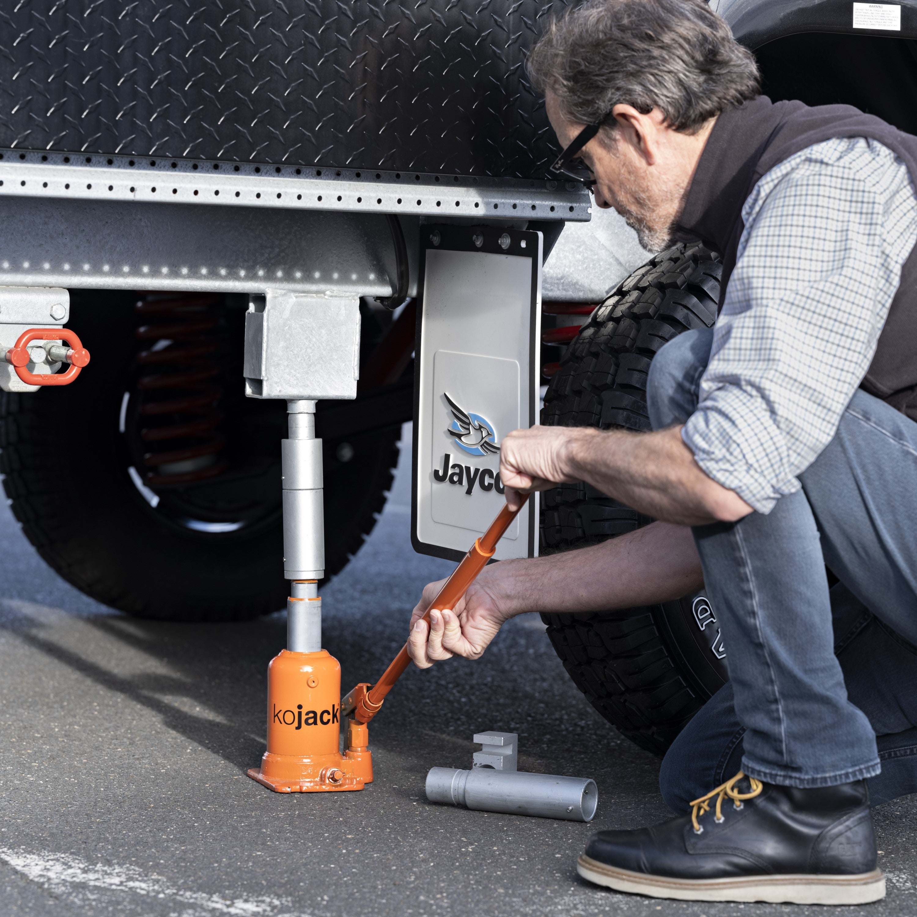Kojack Hydraulic Caravan Jack-RV Online