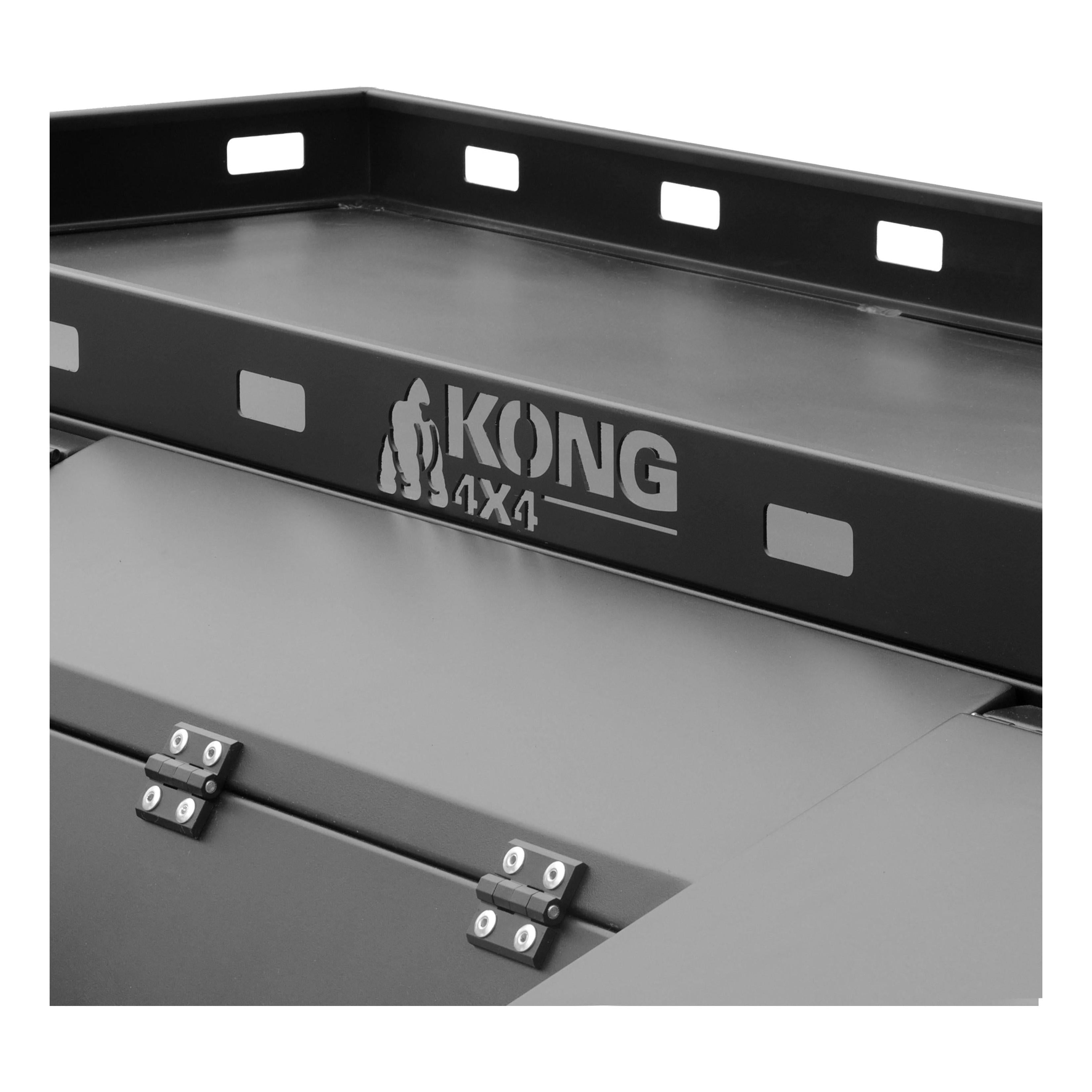 Kong Black Aluminium Beast Tool Box 4 Compartments 2100x1133x755mm