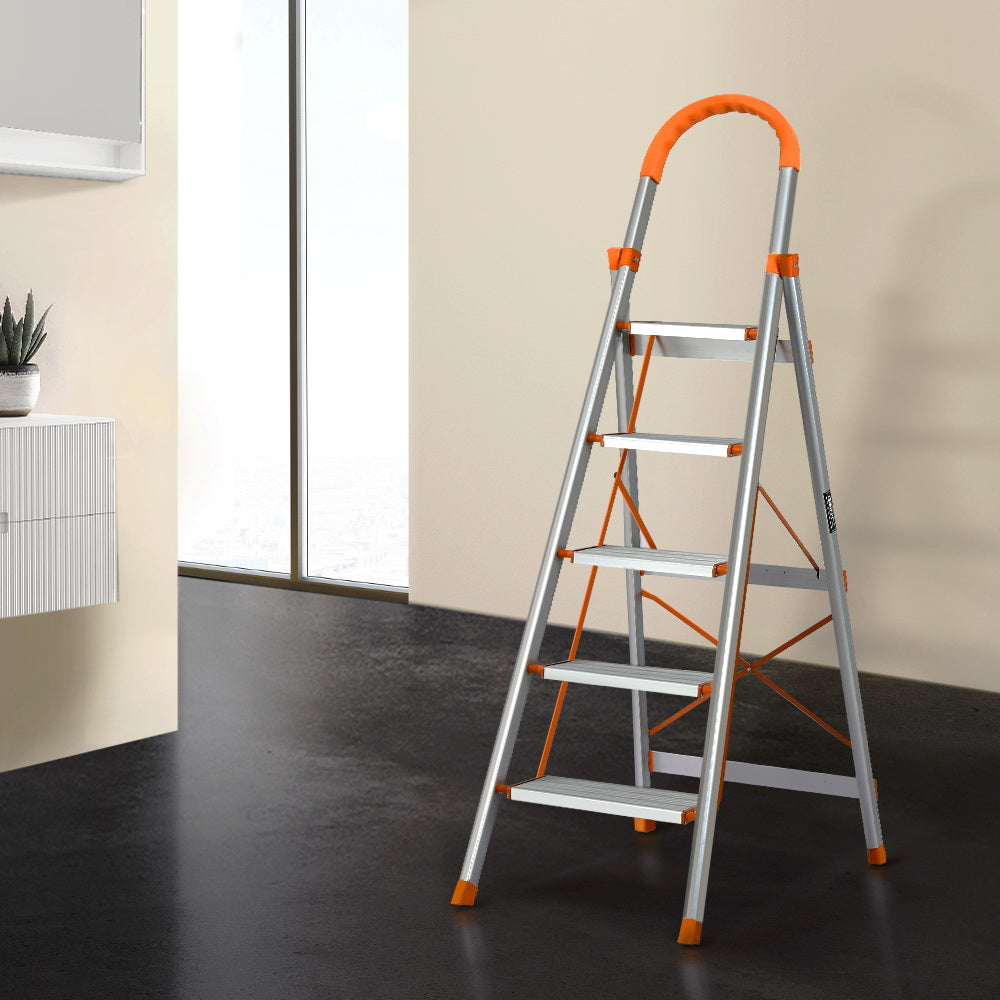 Giantz 5 Step Ladder Multi-Purpose