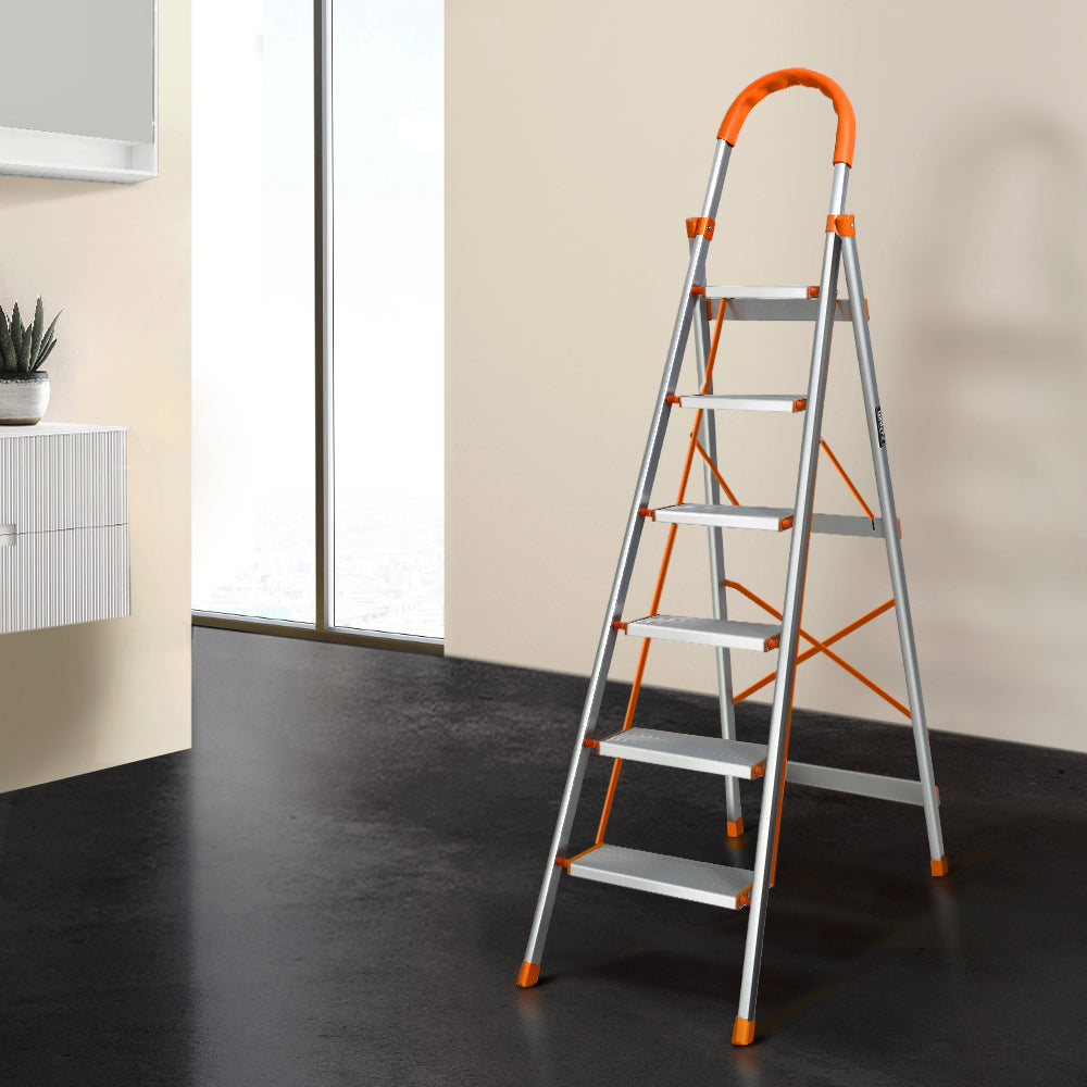 Giantz 6 Step Ladder Multi-Purpose - RV Online