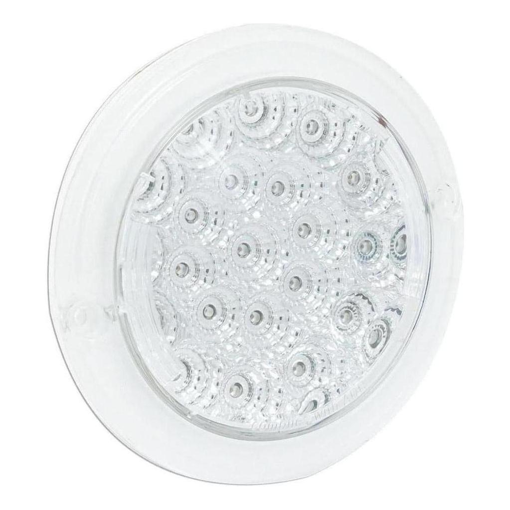 LED Autolamp 102 Series 12V Round Indicator Lamp 130mm Clear Lens