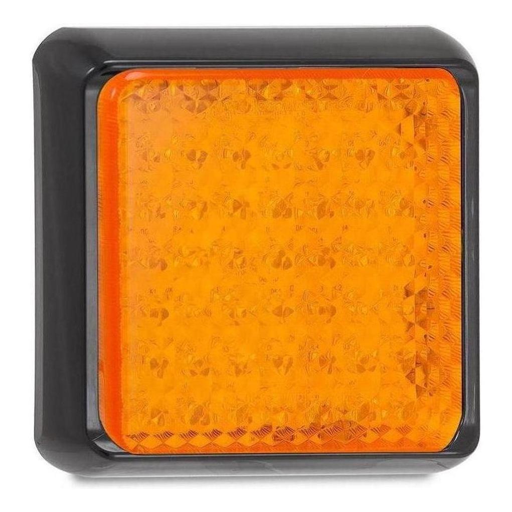 LED Autolamp 12/24V 100 Series Single Function Amber Indicator LED Light