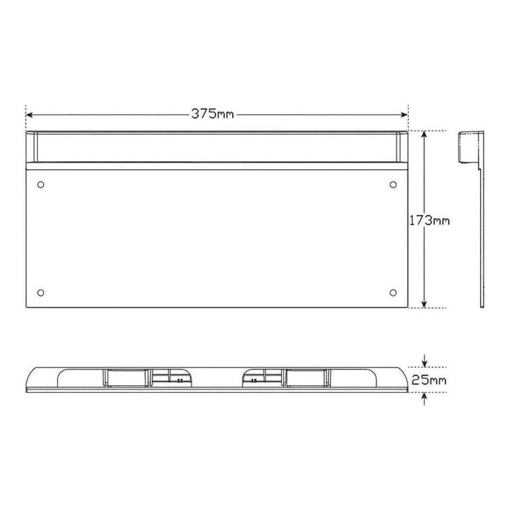 LED Autolamp 12/24V LED Number Plate Frame Bulk Package
