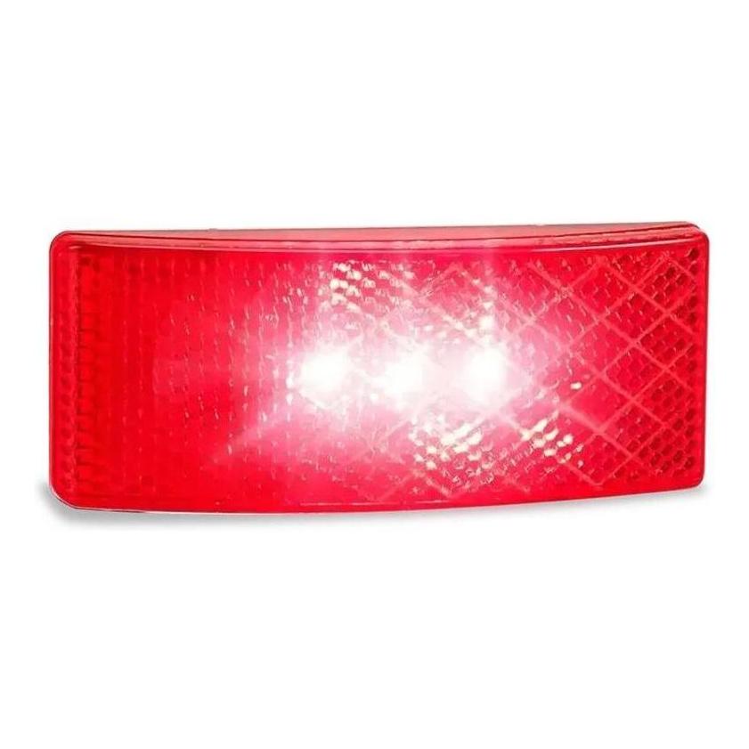 LED Autolamp 12/24V Red Side Marker with Built in Reflector Blister