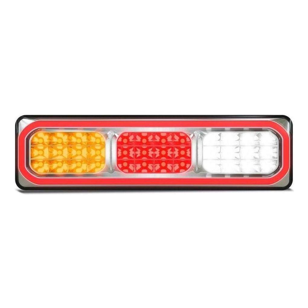 LED Autolamp 12/24V Stop/Tail/Indicator Diffused LED Taillight 387x105x30.5mm Pair