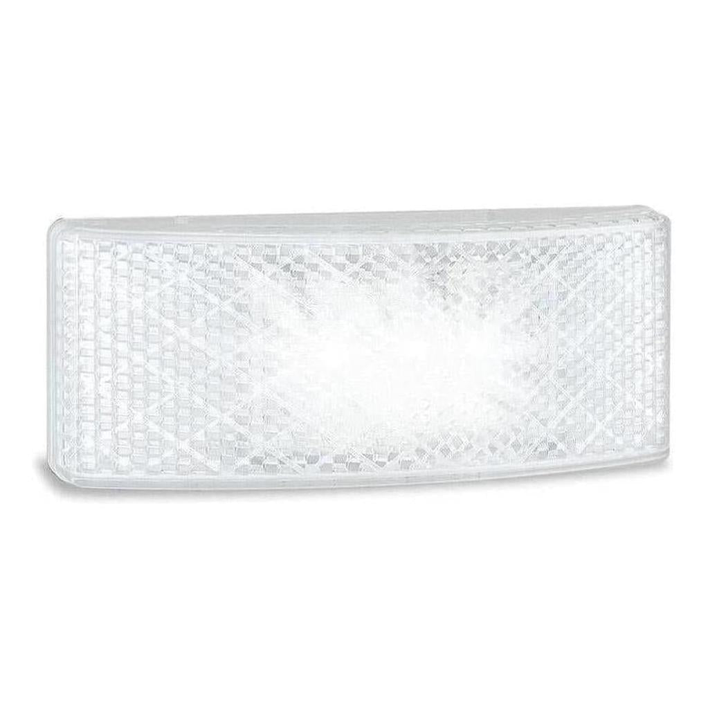 LED Autolamp 12/24V White Side Marker with Built in Reflector 100x38x13mm
