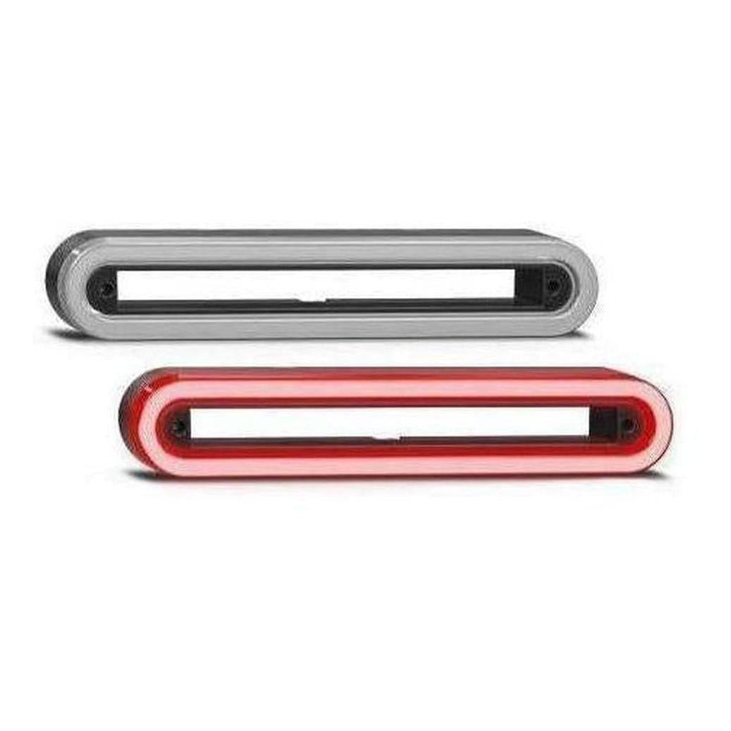 LED Autolamp 12V 235 Series Taillight Lamp Bracket Grey Opaque Lense