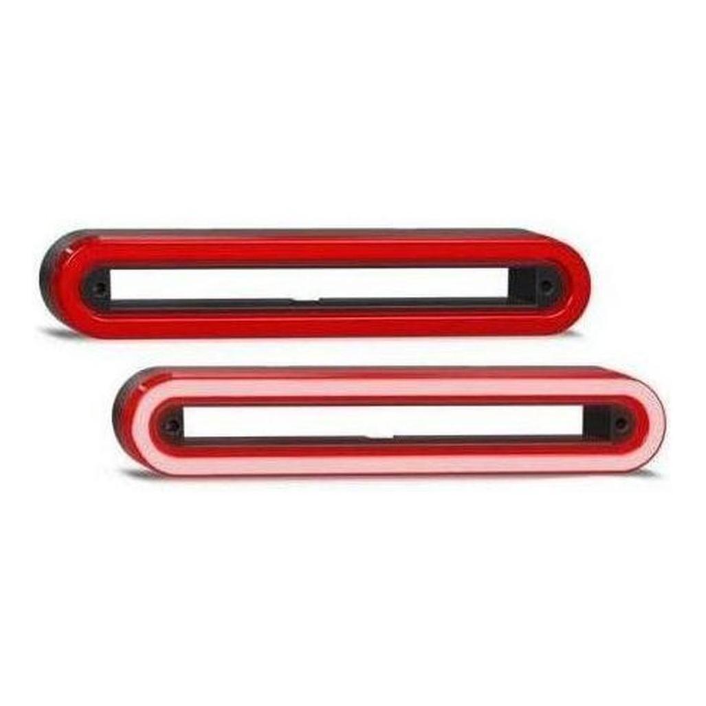 LED Autolamp 12V 235 Series Taillight Lamp Bracket Red Lense