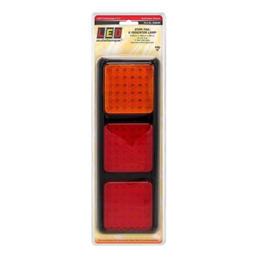 LED Autolamp 12V Combination Stop/Tail/Indicator Lamp 278x100x28mm Blister
