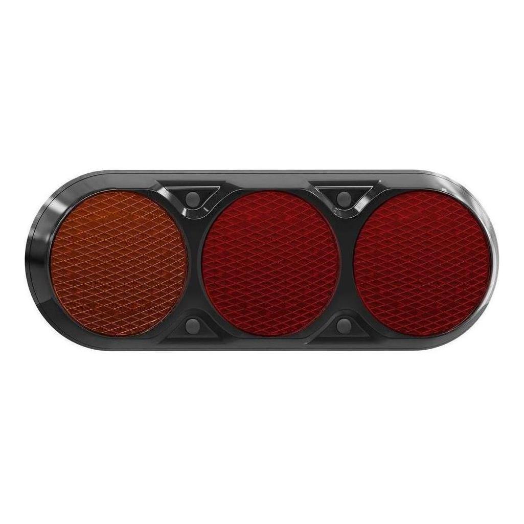 LED Autolamp 12V Combination Stop/Tail/Indicator Taillight Color Lense Black 407x147x35mm