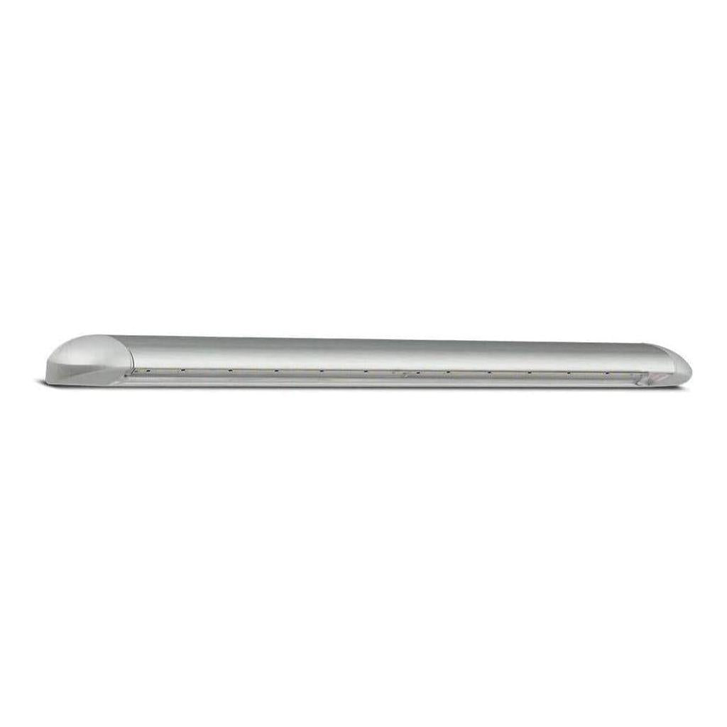 LED Autolamp 12V Dual Function Amber/White Bug Awning Light - Black 443x23x24mm