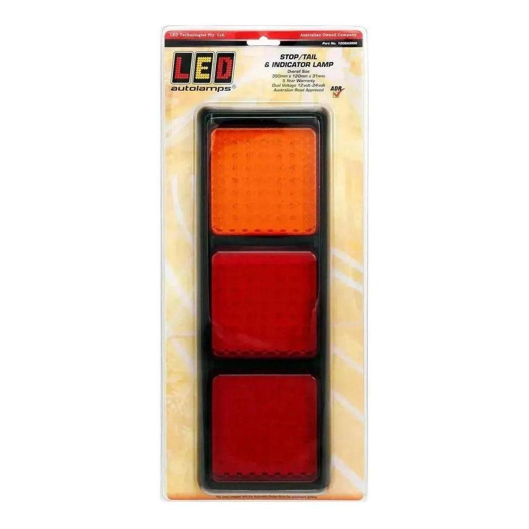 LED Autolamp 12V LED Combination Stop/Tail/Indicator Lamp 350x120x31mm