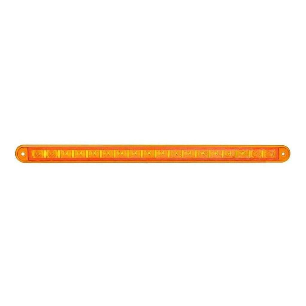 LED Autolamp 12V Sequential Indicator Strip Lamp 18 Square LEDs 382mm Blister