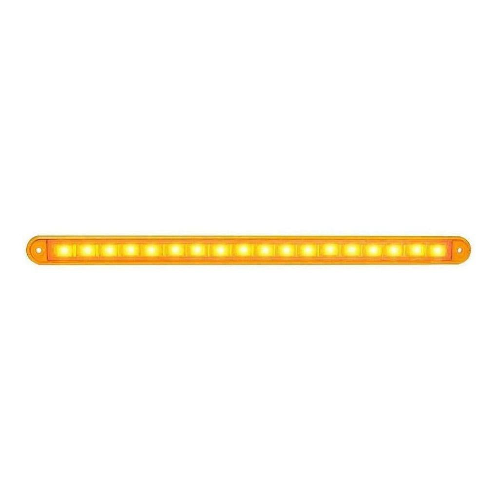 LED Autolamp 12V Sequential Indicator Strip Lamp 18 Square LEDs 382mm Blister