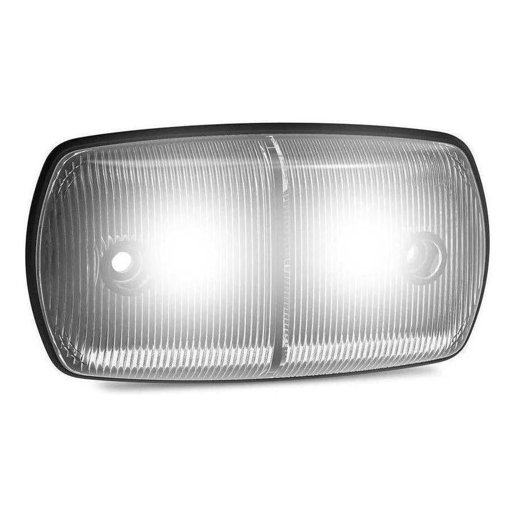 LED Autolamp 12V/24V Amber Low Profile Side Marker 120X64X22mm