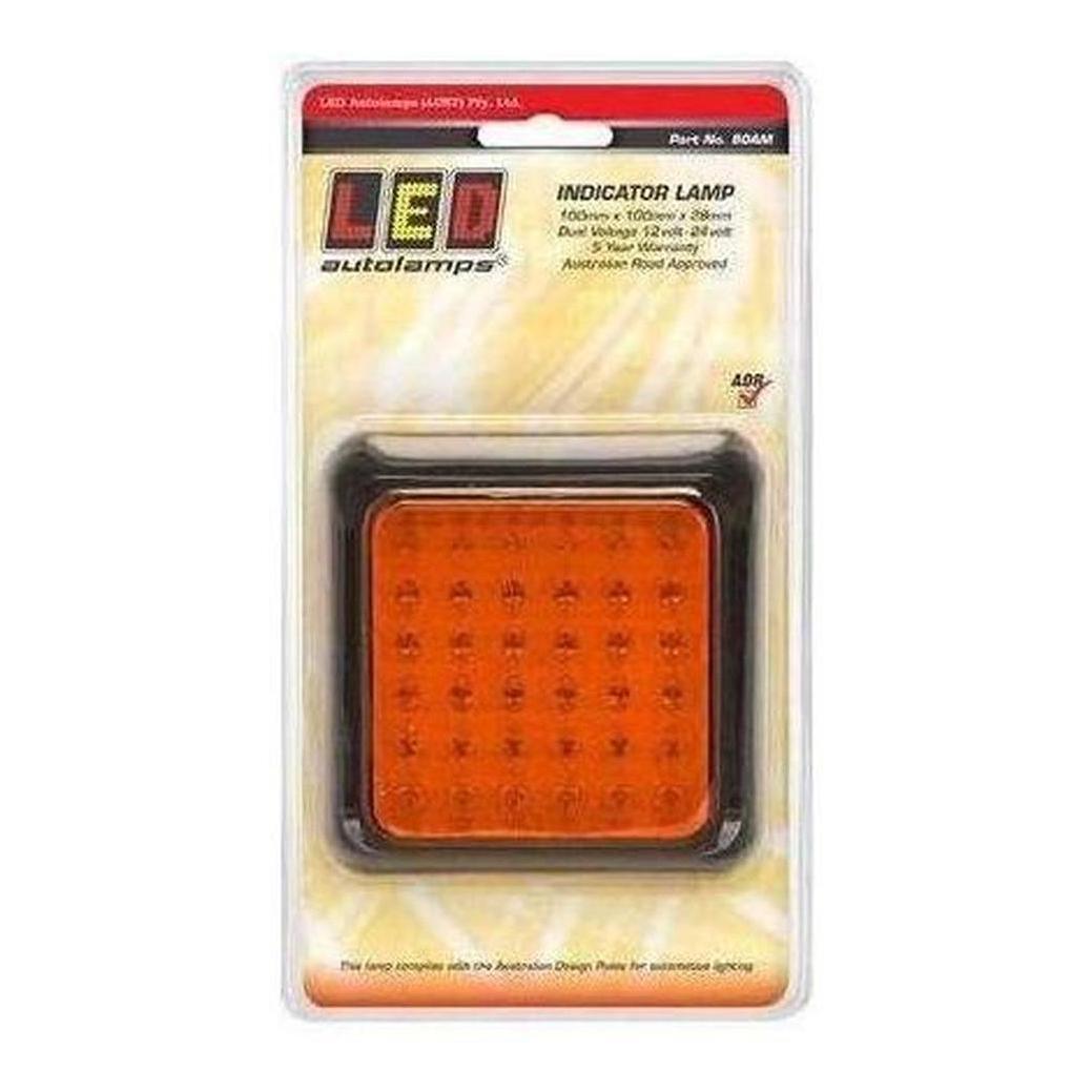 LED Autolamp 12V/24V Indicator Lamp 100x100x28 Blister