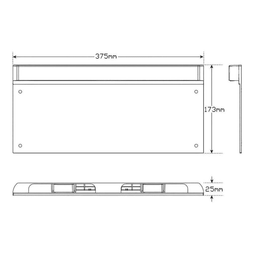 LED Autolamp 12V/24V Licence Plate Frame with 6 LED Lights