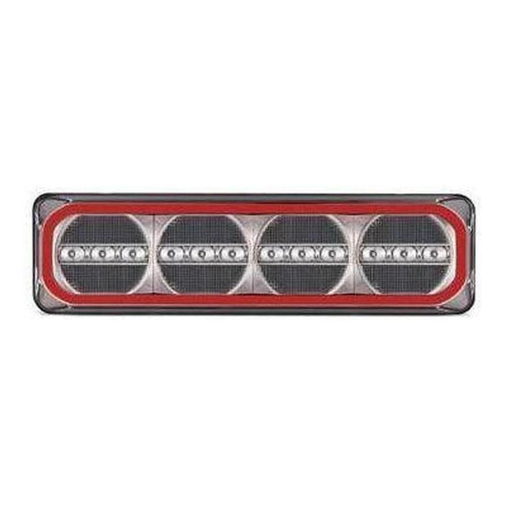LED Autolamp LHS 12V Stop/Tail/Indicator/Reverse Taillight 385x104x31mm
