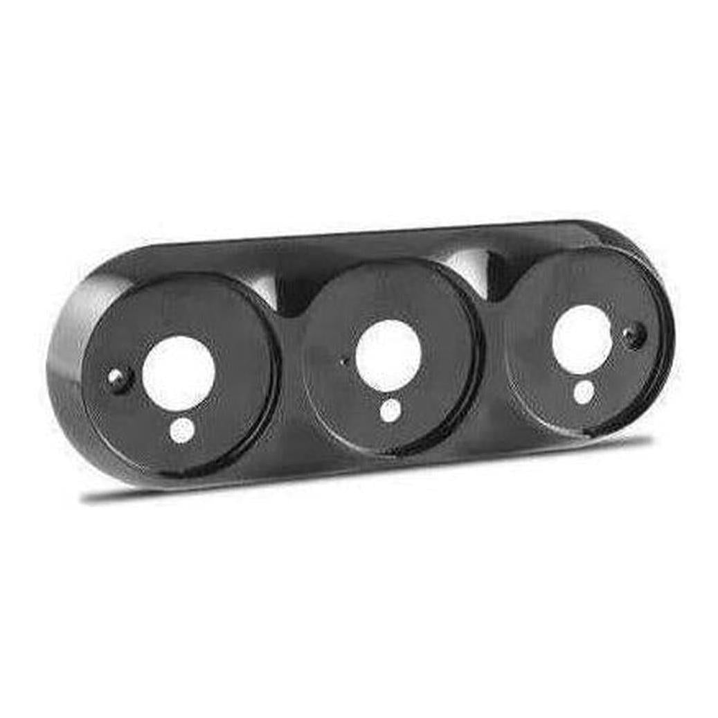 LED Autolamp Triple Surface Taillamp Mount Housing Black Suit 82 Series