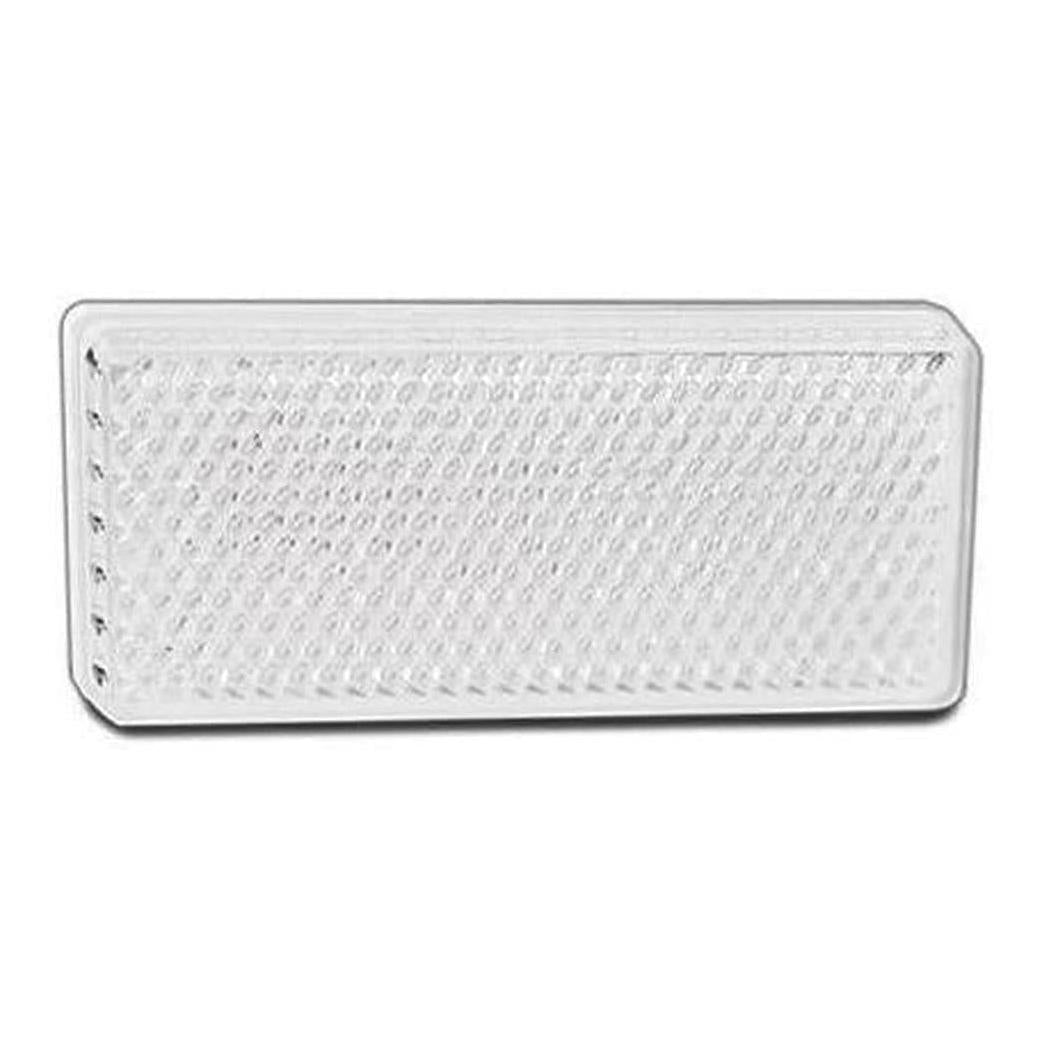 LED Autolamp White Reflector Stick On 70x30x6mm (Box of 100)