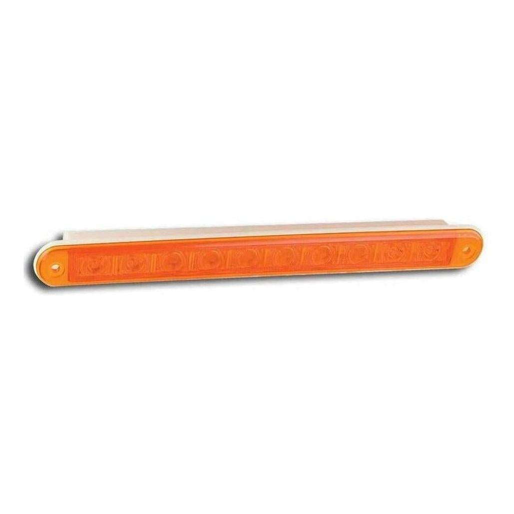 LED Autolamps 12V Sequential Amber Indicator Strip Light 237x25x3mm