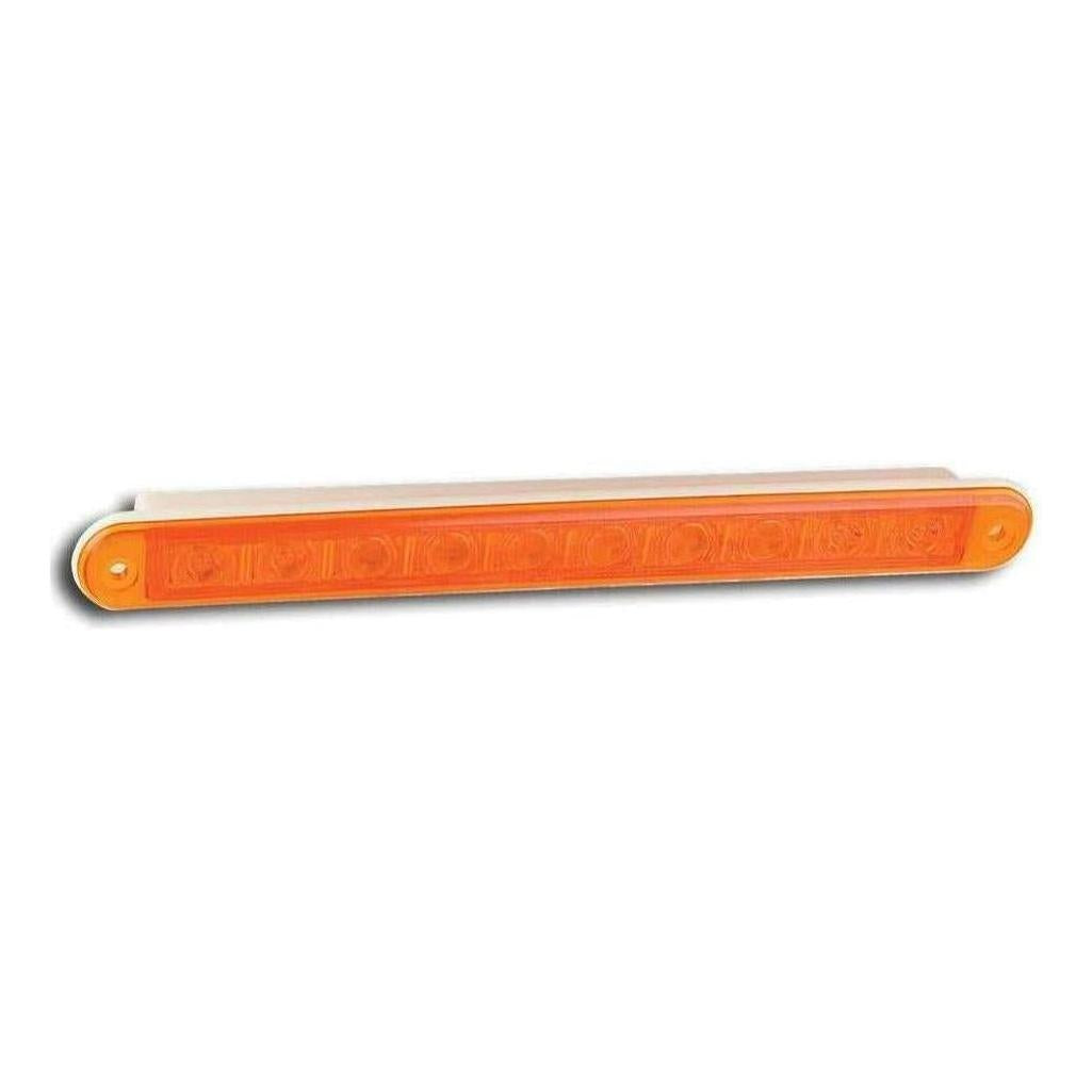 LED Autolamps 12V Sequential Amber Indicator Strip Light 237x25x3mm Single