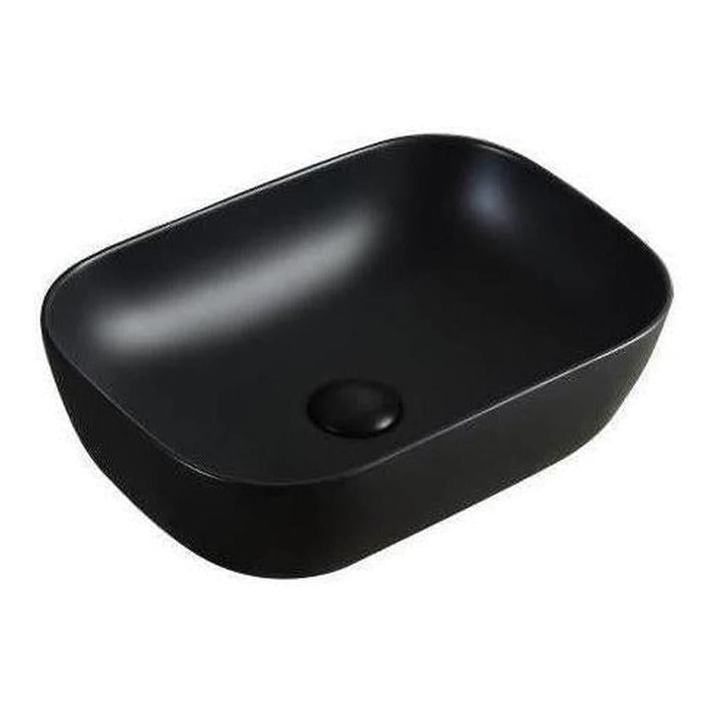 Lina Ceramic Basin Sink 460 x 320 x 135 Black