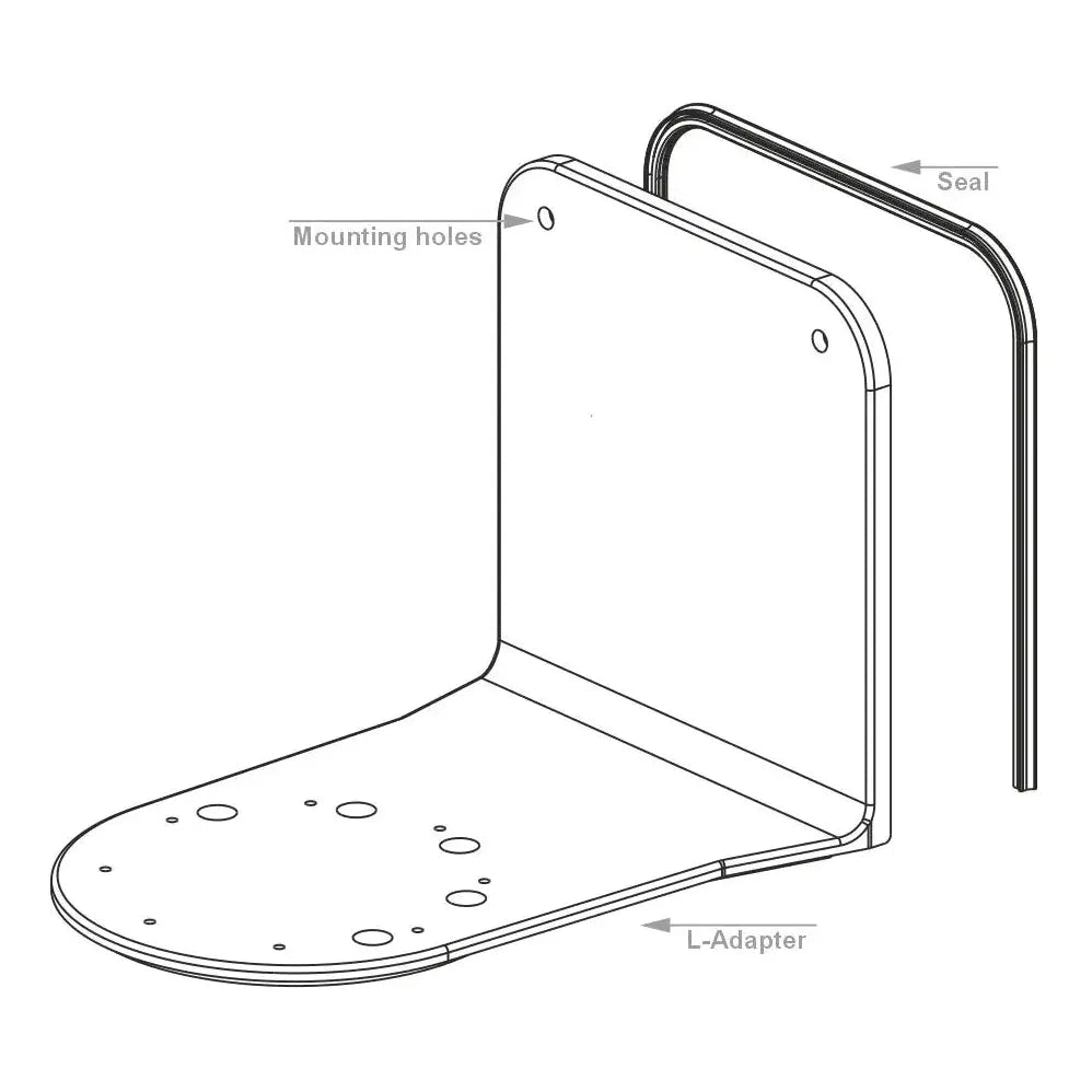 LooSeal Toilet L-Adaptor Large