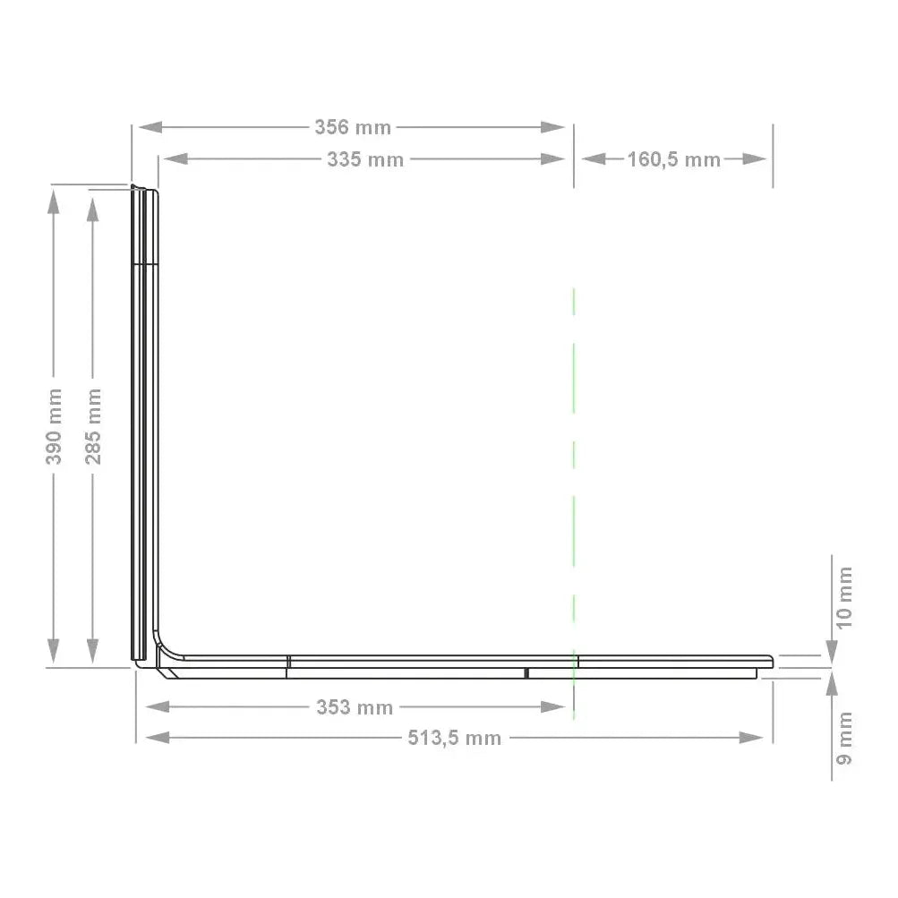 LooSeal Toilet L-Adaptor Large