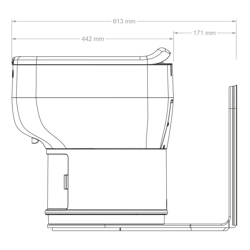 LooSeal Toilet L-Adaptor Large