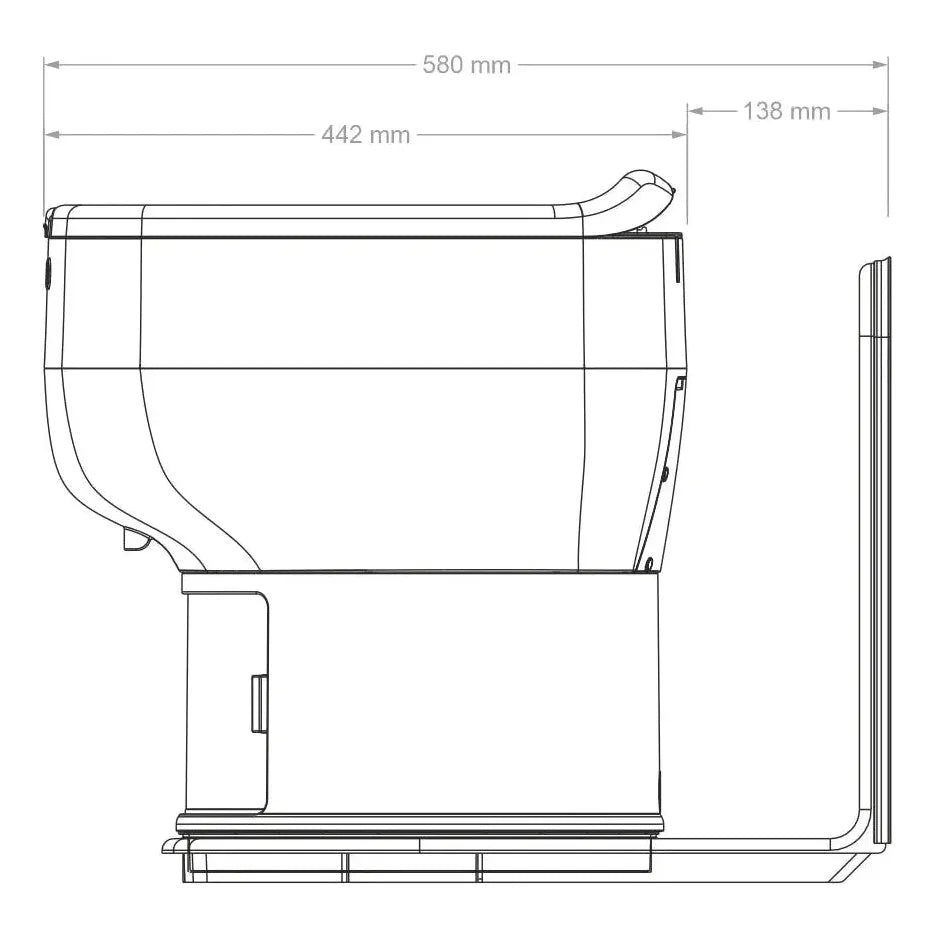 LooSeal Toilet L-Adaptor Medium