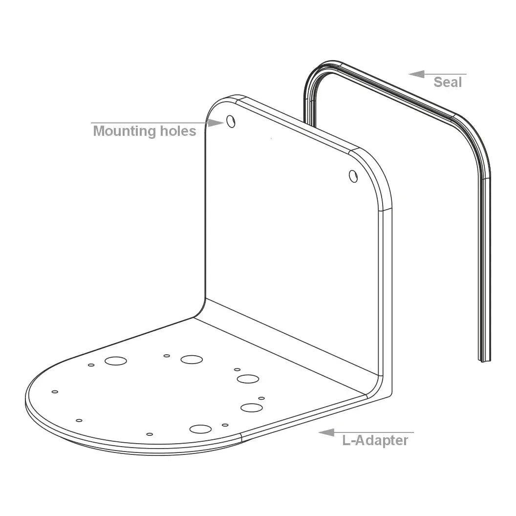 LooSeal Toilet L-Adaptor Small