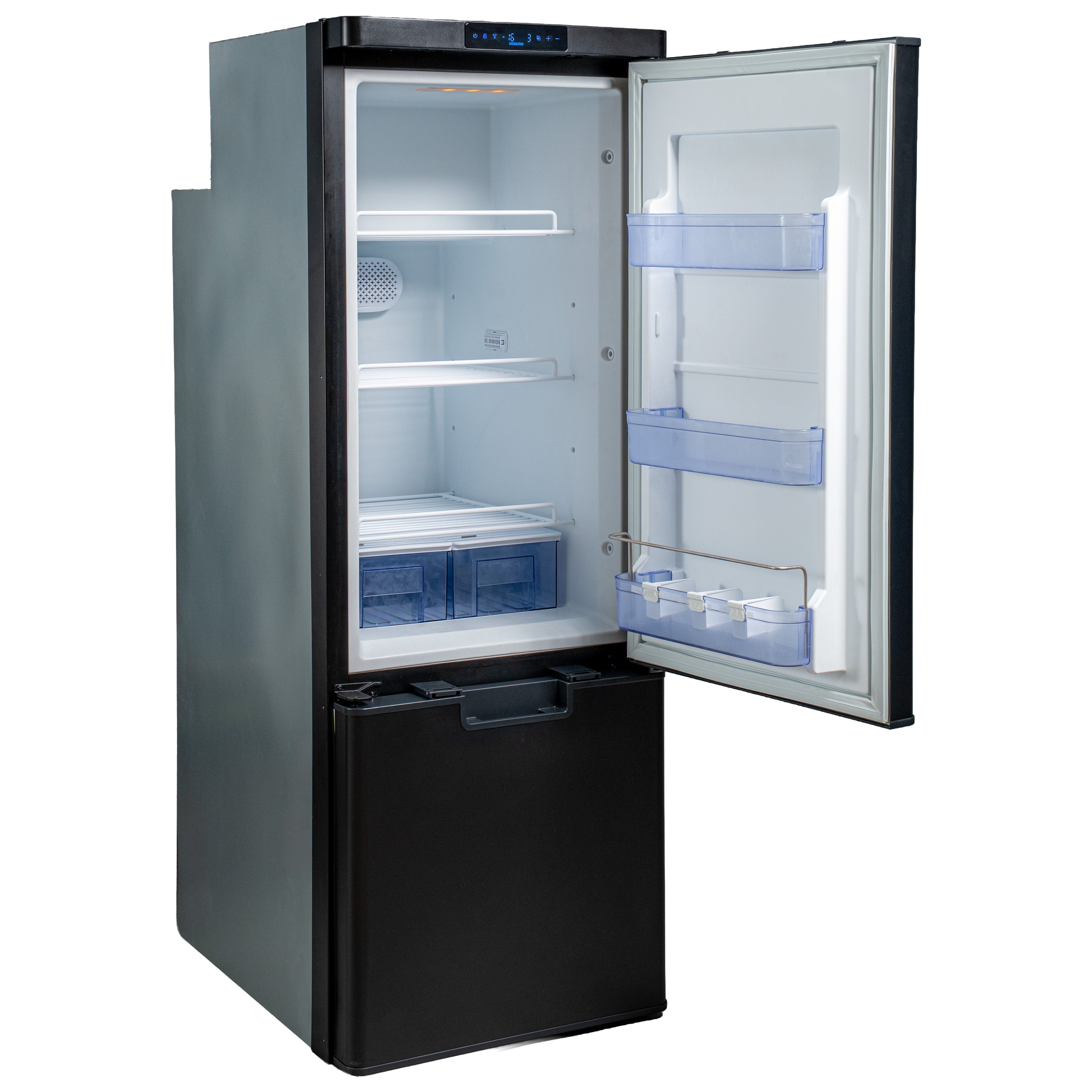 myCOOLMAN 205L DZ Upright Compressor Fridge & Freezer