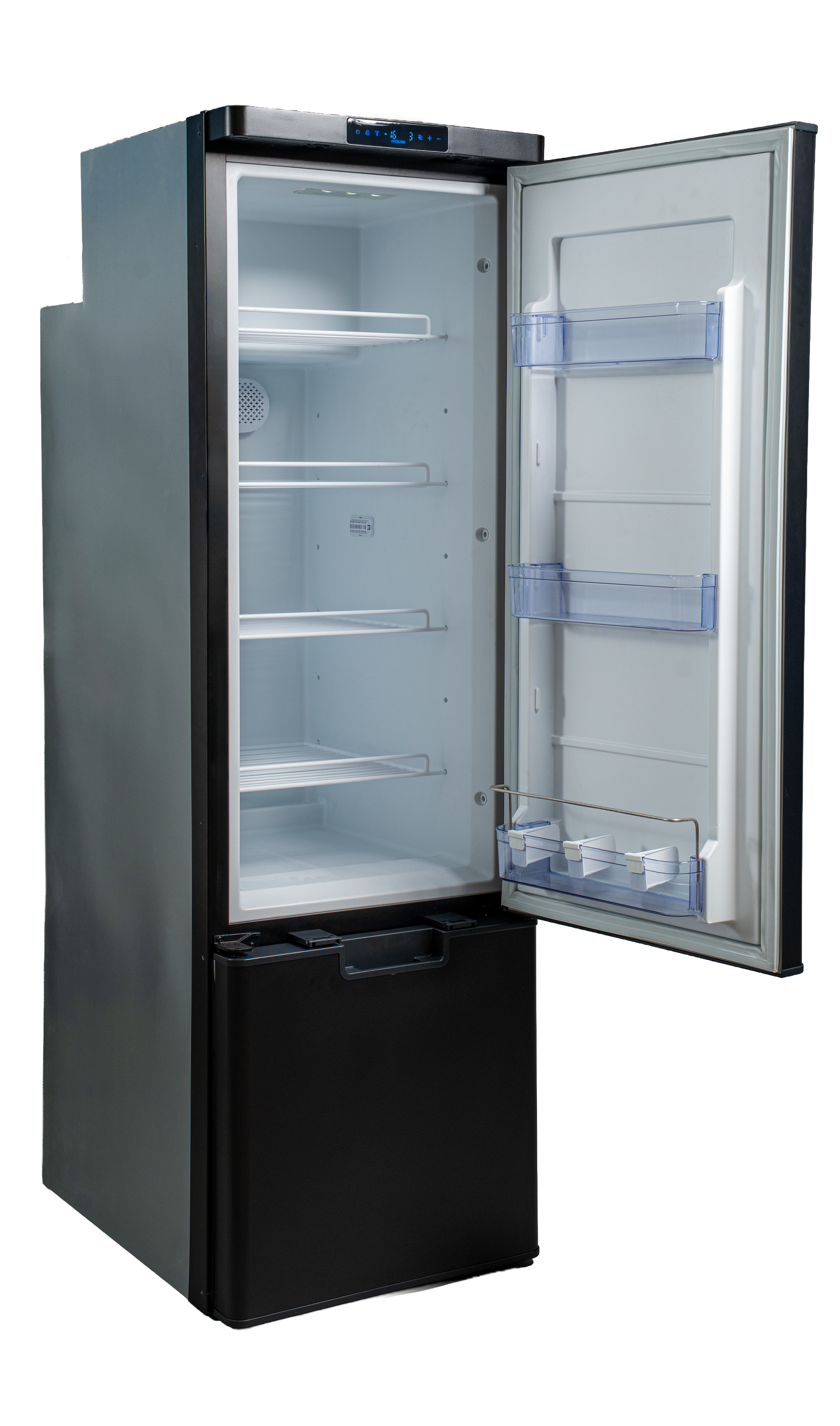 myCOOLMAN 250L DZ Upright Compressor Fridge & Freezer