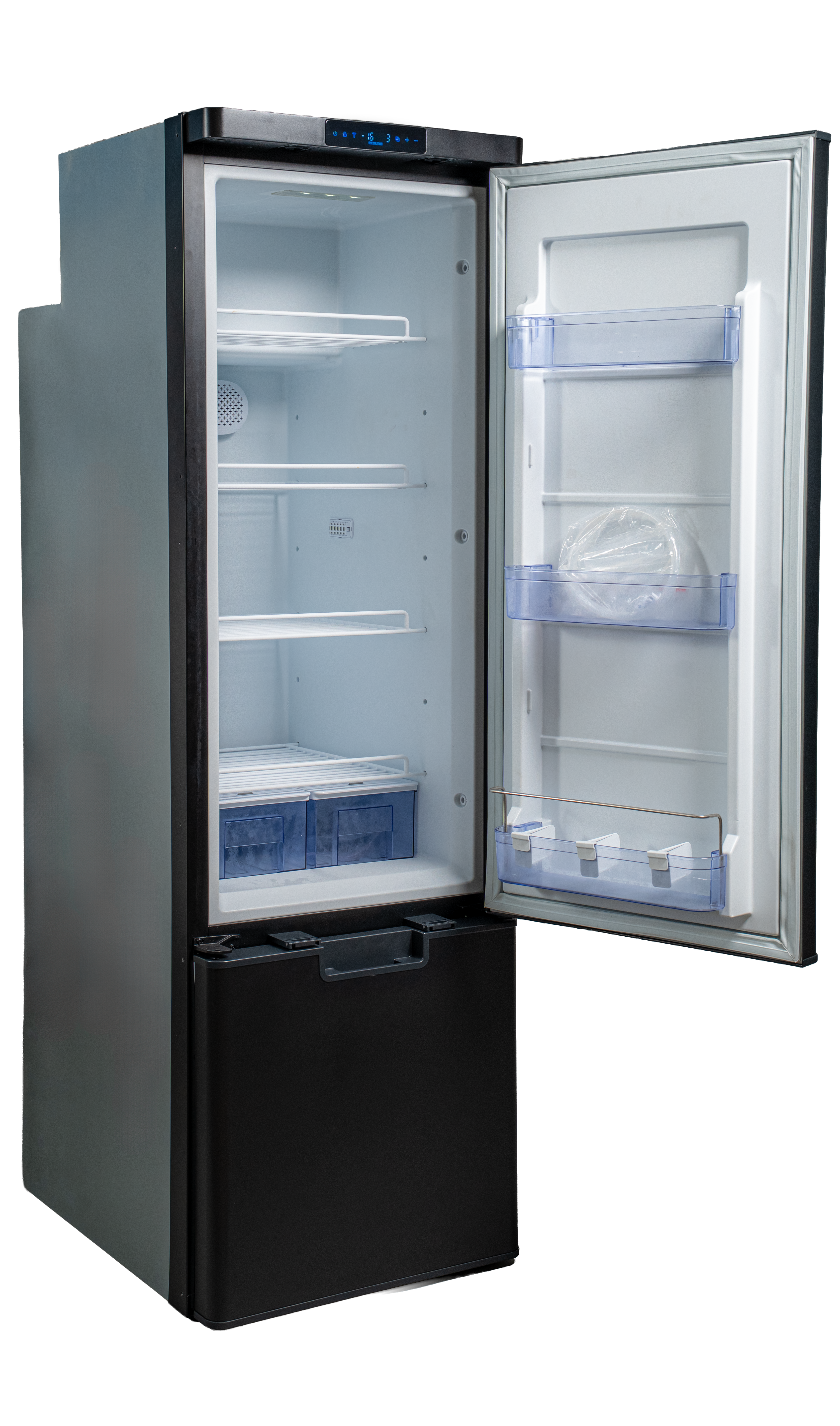 myCOOLMAN 250L DZ Upright Compressor Fridge & Freezer