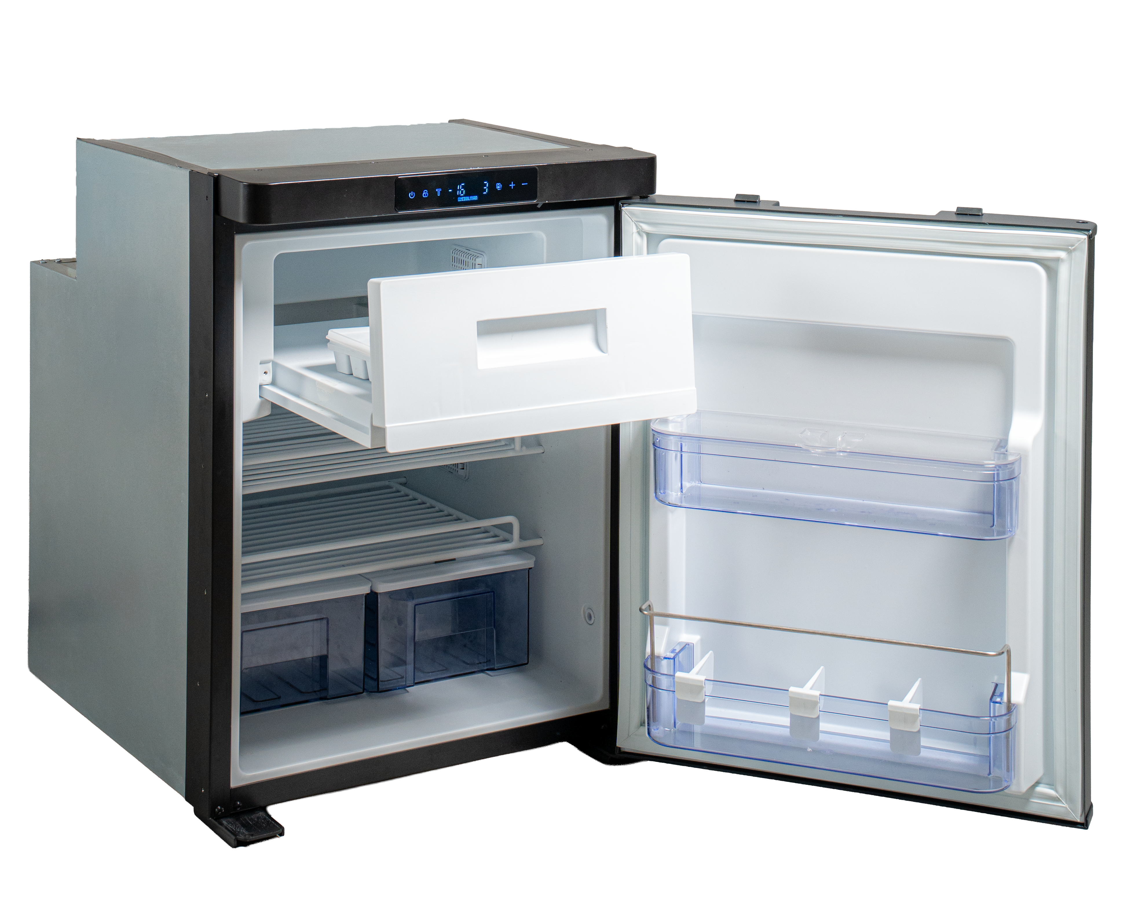 myCOOLMAN 80L DZ Upright Compressor Fridge & Freezer