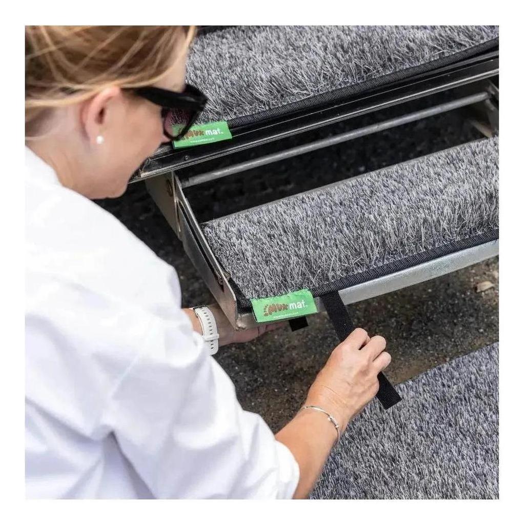 MUK Mat Pull Out Caravan Step Mat 20 x 51cm Dark Grey