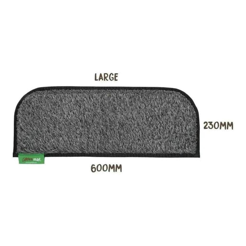 MUK Mat Rounded Caravan Step Large Mat 23 x 60cm Dark Grey
