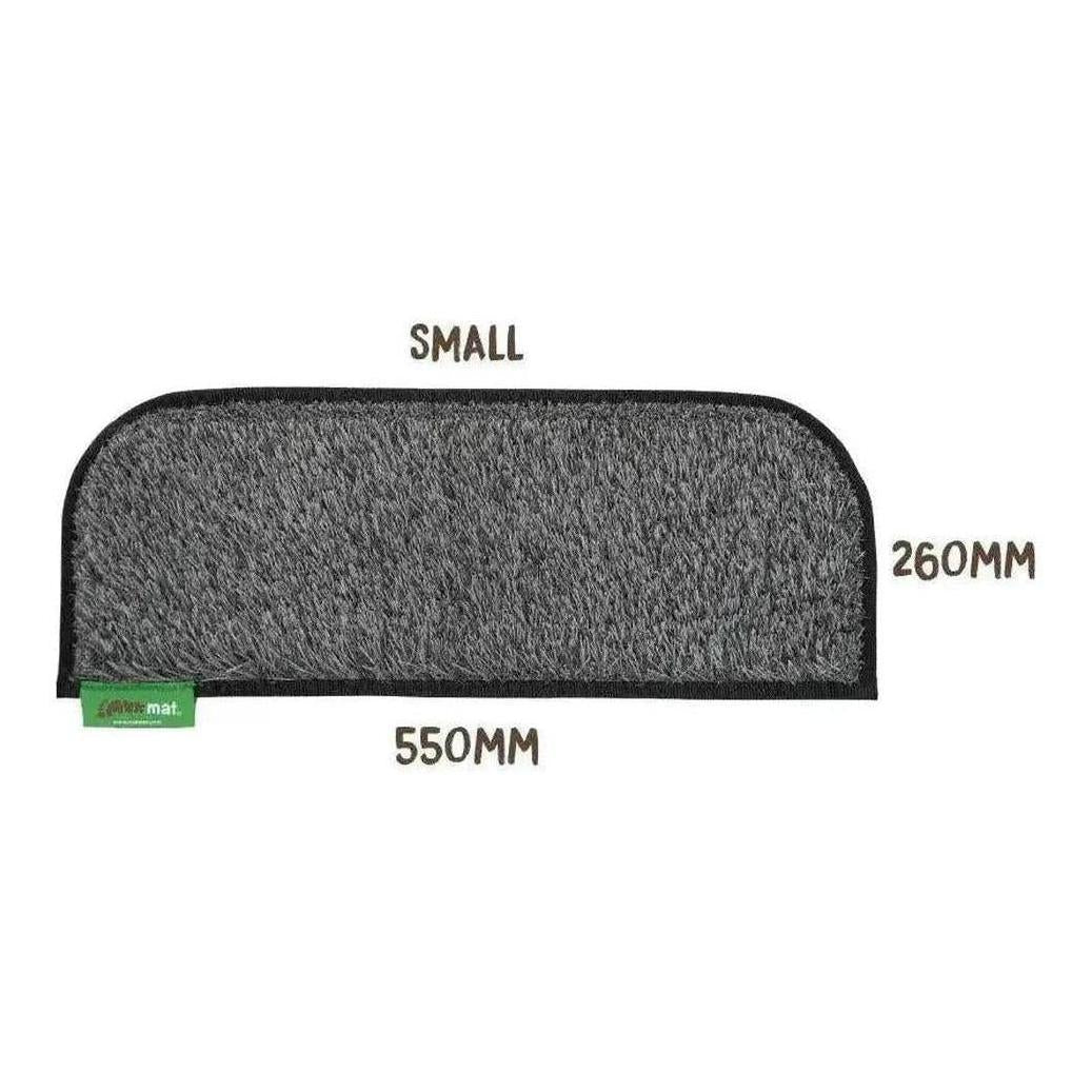 MUK Mat Rounded Caravan Step Small Mat 26 x 55cm Dark Grey