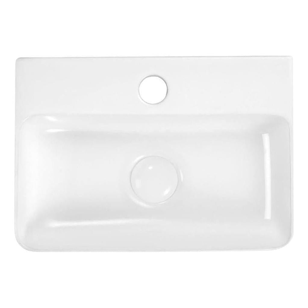 Mallory Ceramic Single Bowl Sink 365 x 260 x 110mm White