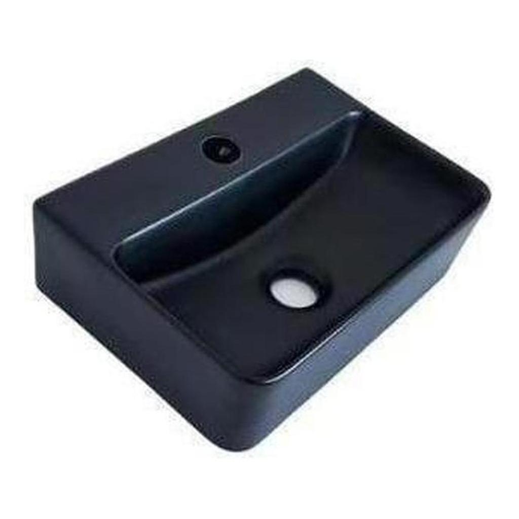 Mallory Ceramic Single Bowl Sink 365 x 260x110mm Black