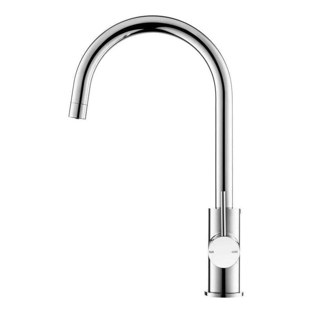 Mica 3-Way Filter Gooseneck Kitchen Tap Sink Mixer Chrome