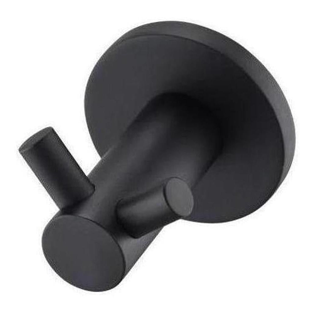 Mica Double Robe Hook Black