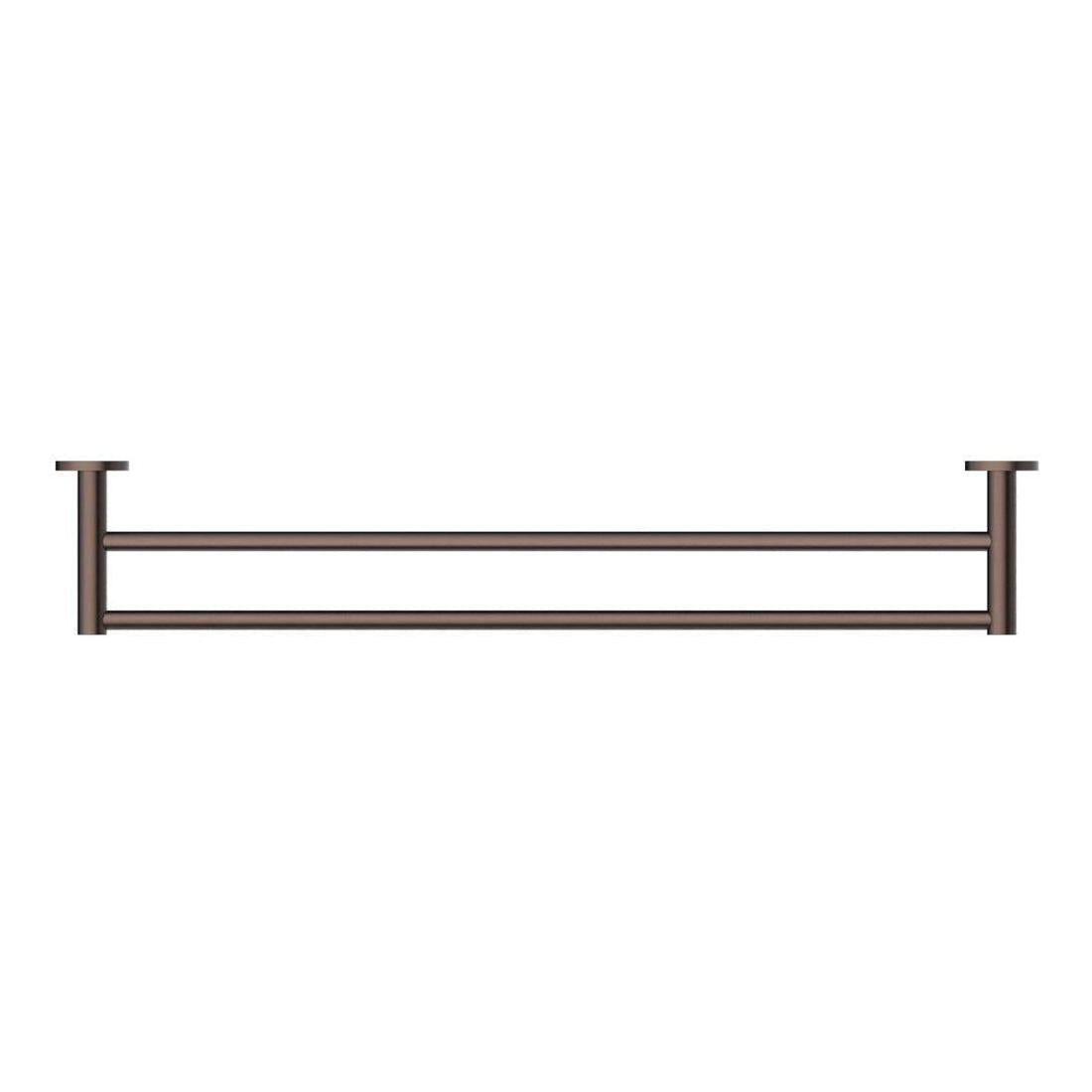Mica Double Towel Rail 600mm Dusk Bronze
