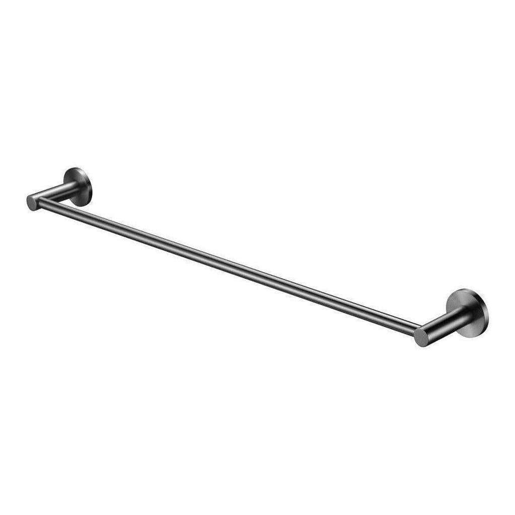Mica Single Rail Towel Rack 600mm Brushed Nickel